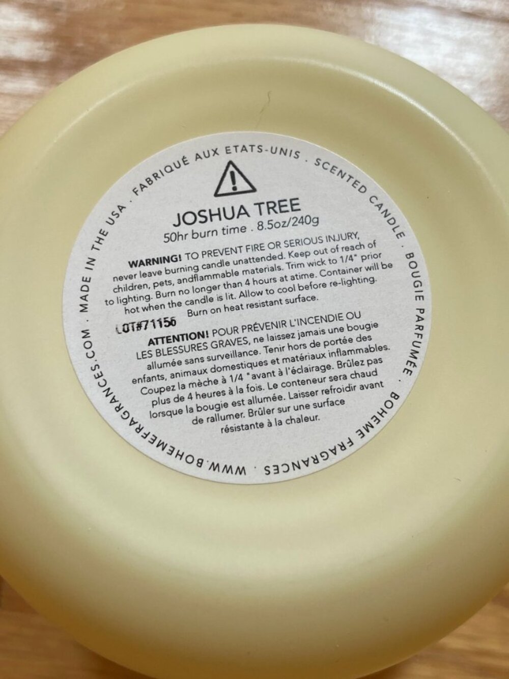 Boheme Candle - Joshua Tree Scent - Picture 8 of 15